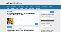 Desktop Screenshot of administratie.ro