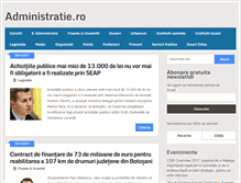 Tablet Screenshot of administratie.ro